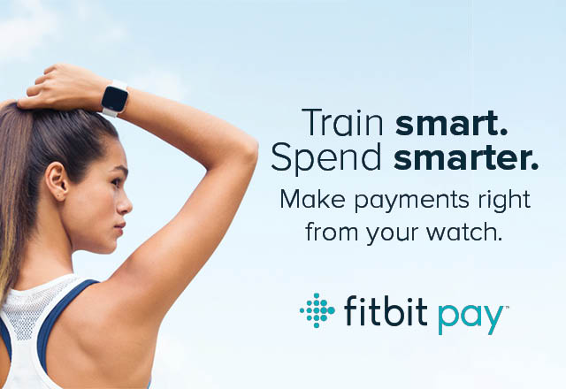 Fitbit Pay banner.